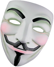 Anonymous Mask White Transparent Images