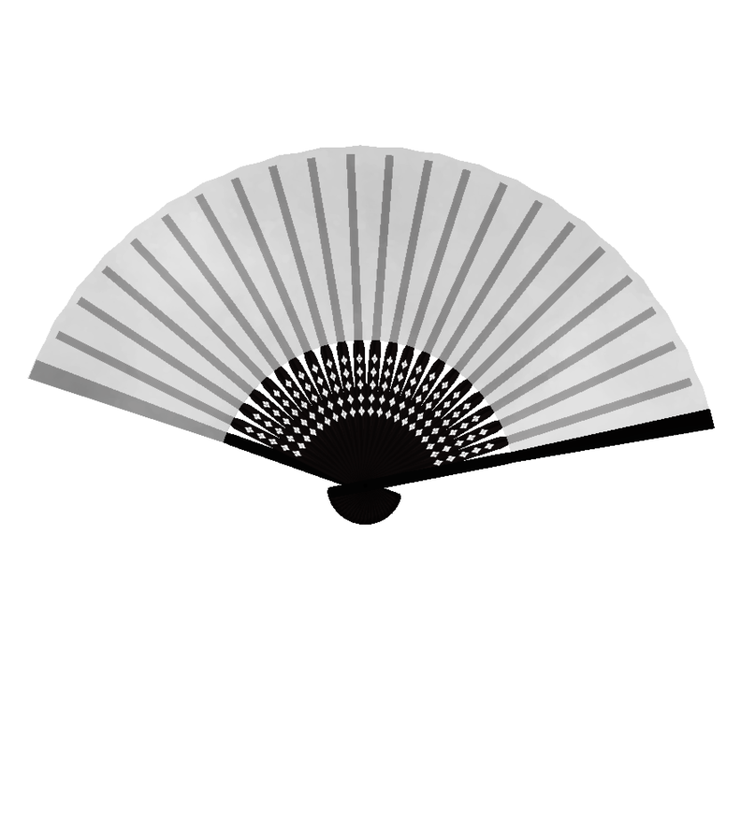 Antique Chinese Fan PNG Clipart Background