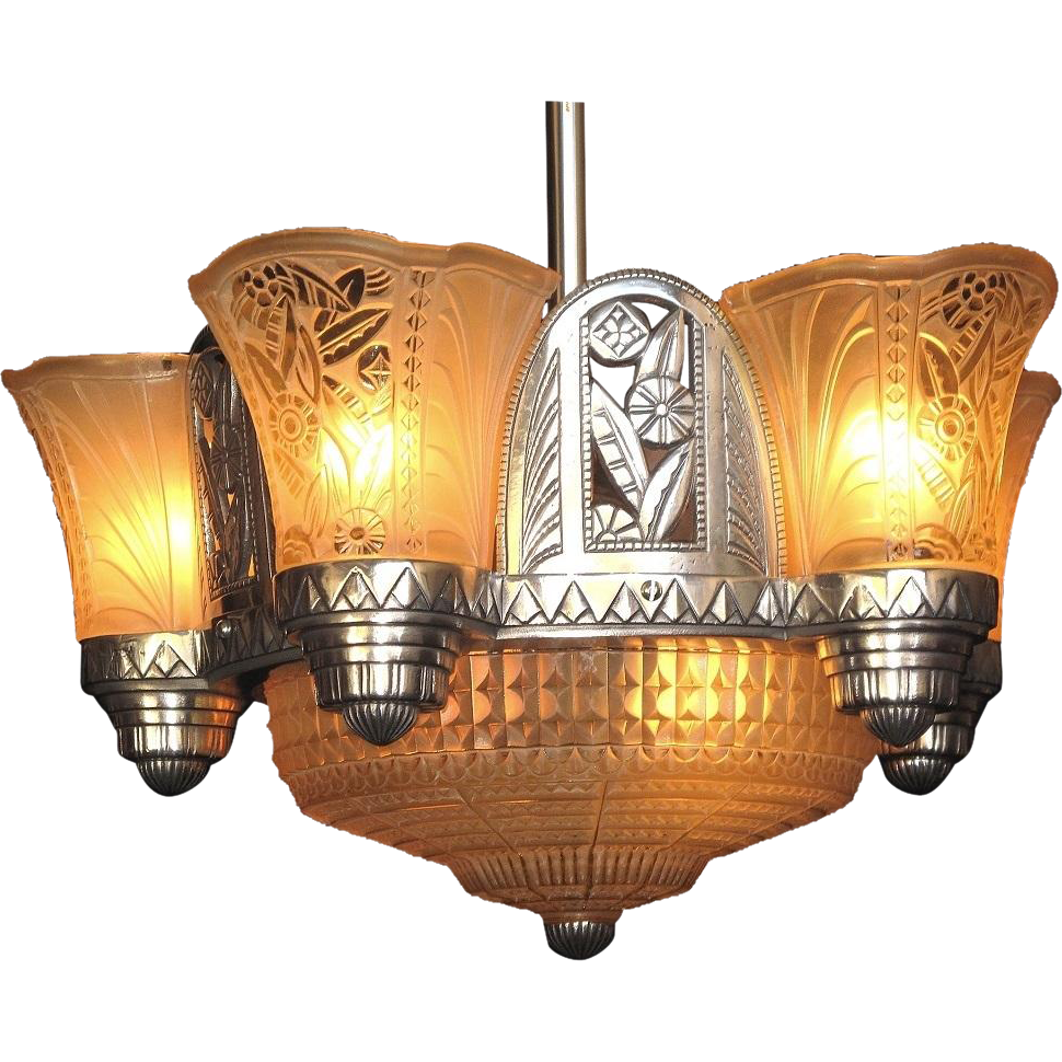 Art Deco Lighting Transparent PNG