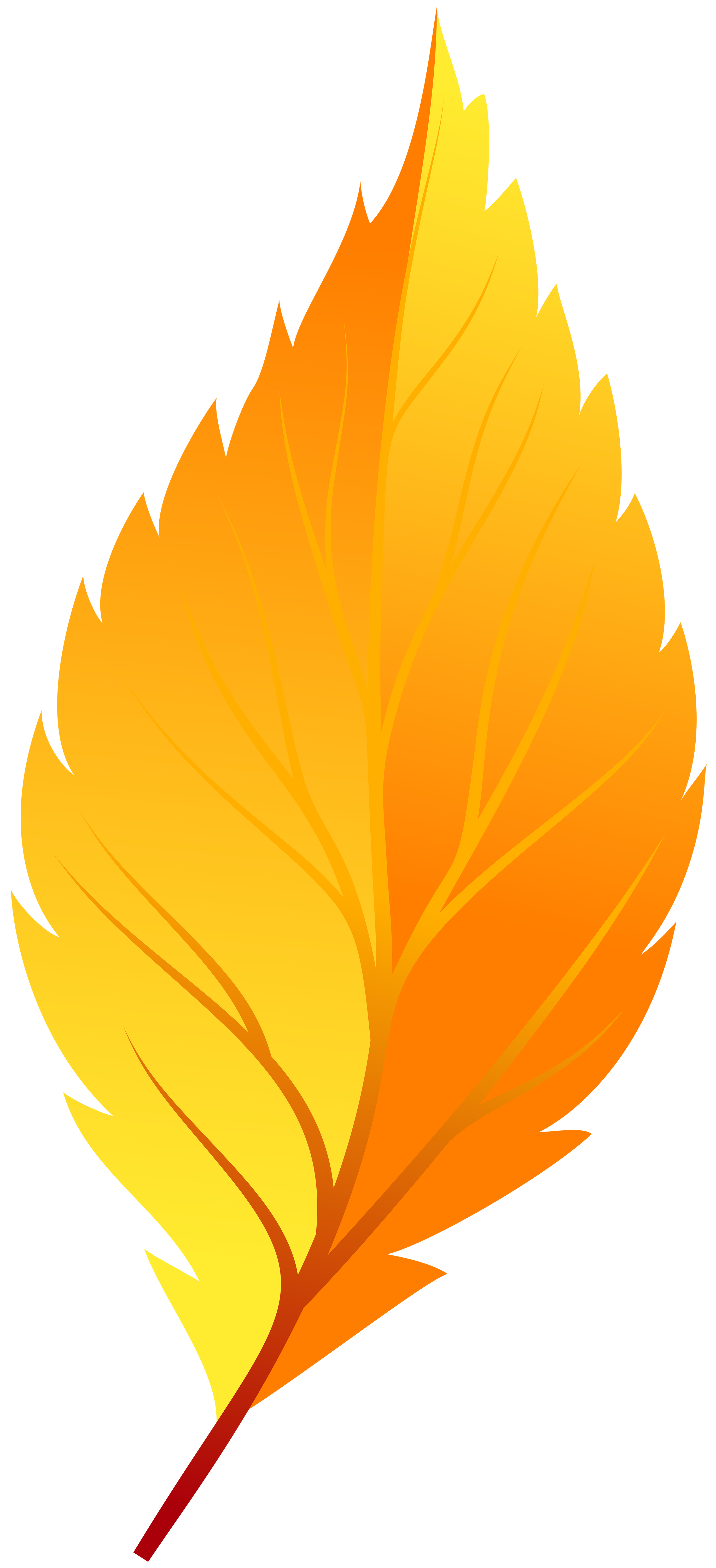 Autumn Yellow Leaf Transparent Free PNG