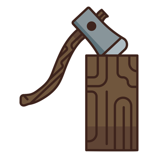 Axe In Log Transparent File