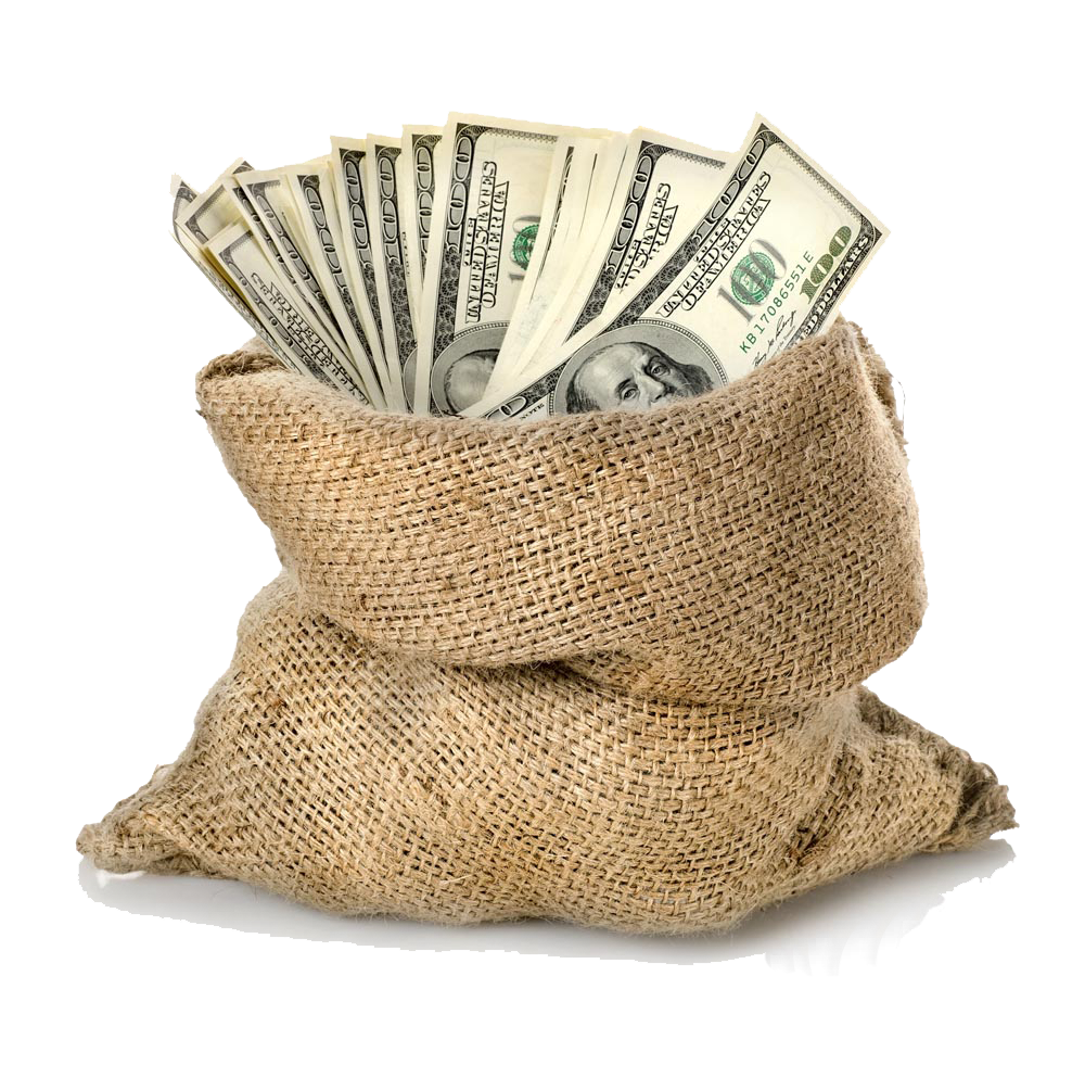 Bag Dollar Money Transparent Image