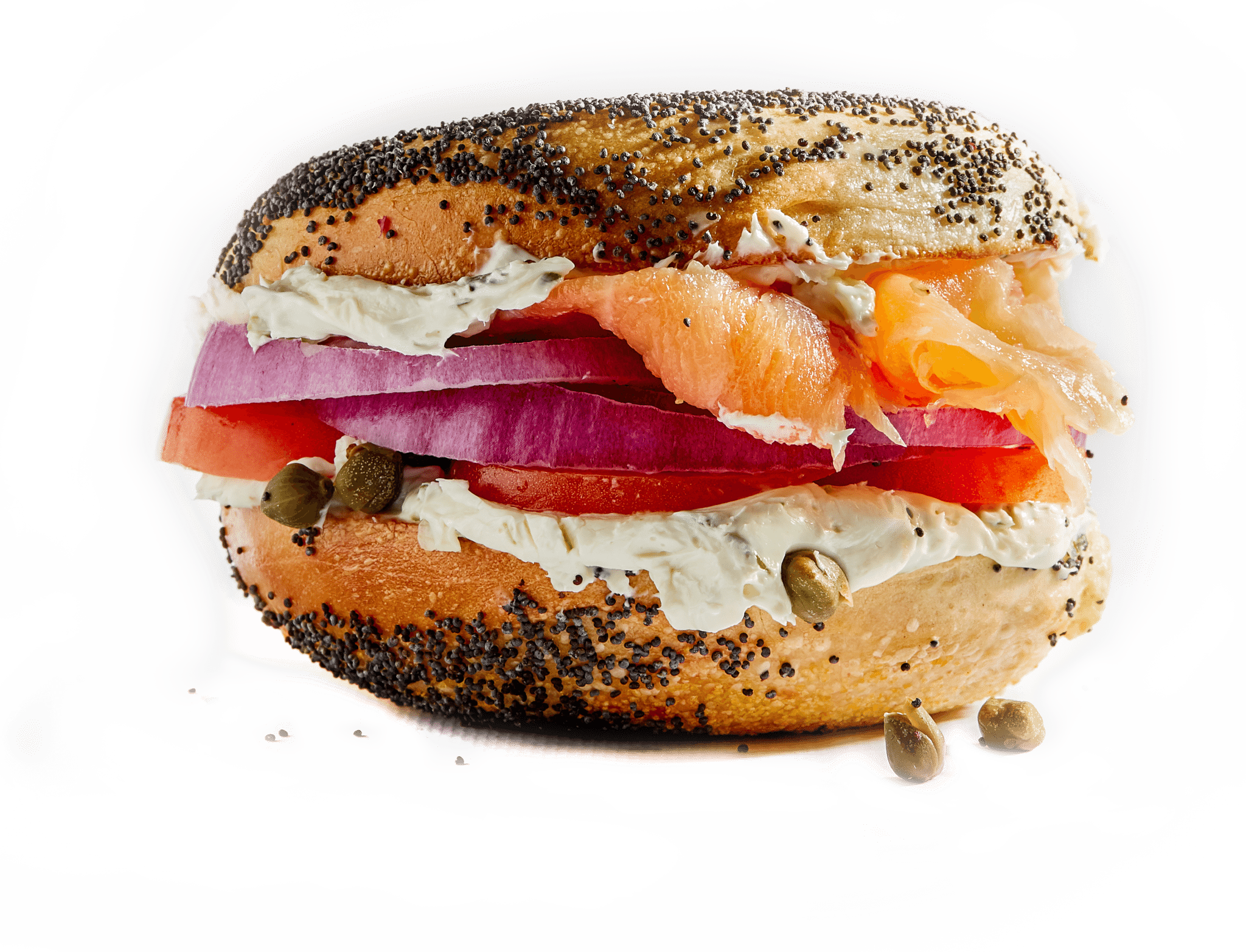 Bagel Salmon PNG Clipart Background