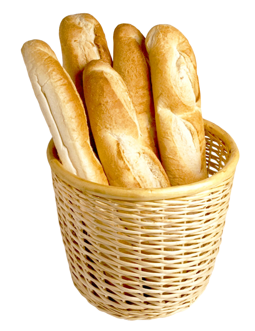 Baguettes Bread Background PNG Image