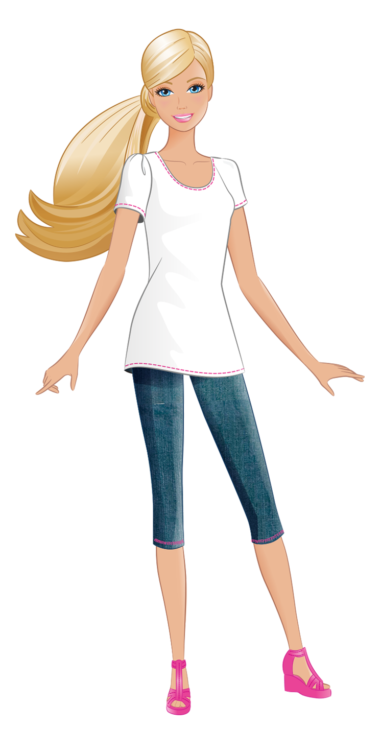 Barbie Doll Face PNG Free File Download