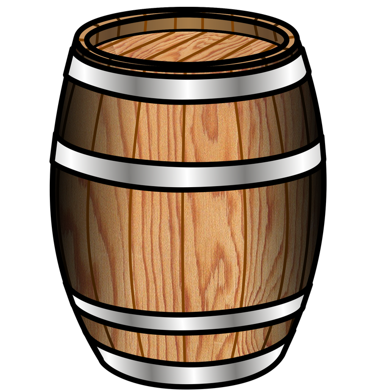 Barrel Wine PNG HD Quality
