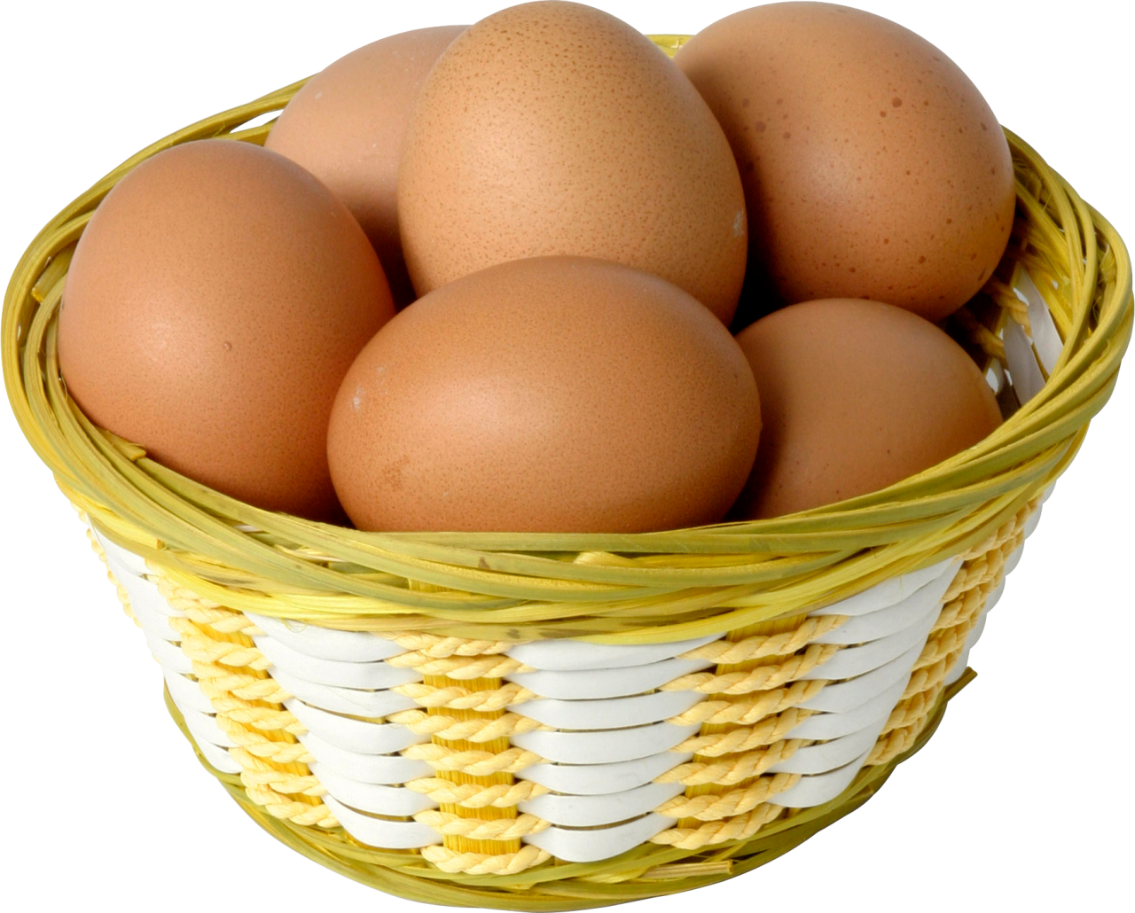 Basket Full Of Eggs Transparent PNG