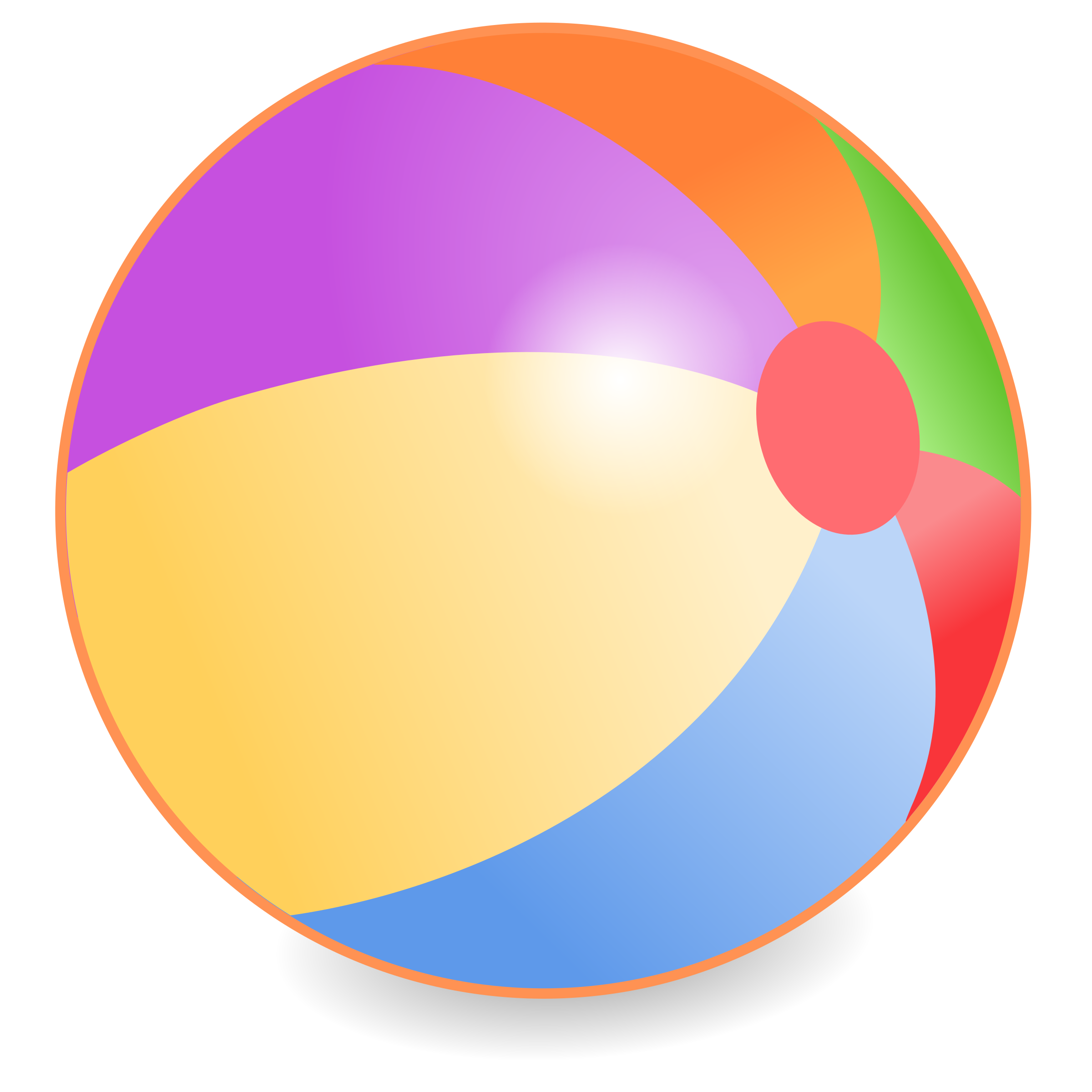 Beach Ball Plastic PNG Images Transparent Background | PNG Play