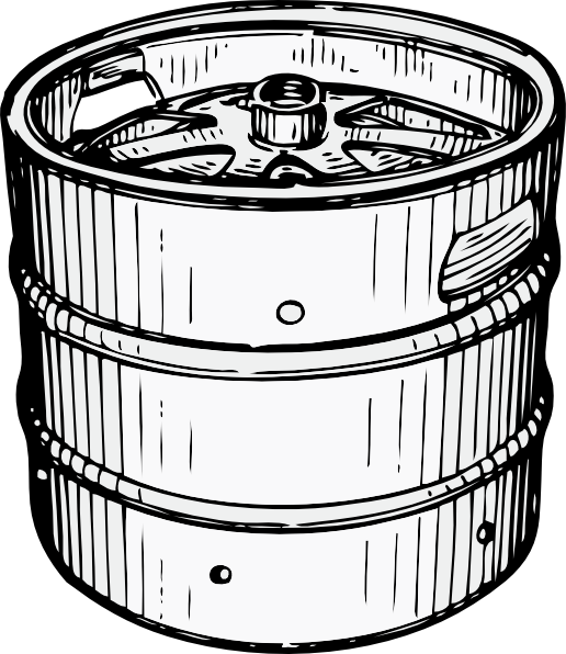 Beer Kegs PNG Clipart Background