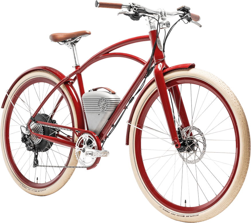 Bicycle Red Vintage Transparent File