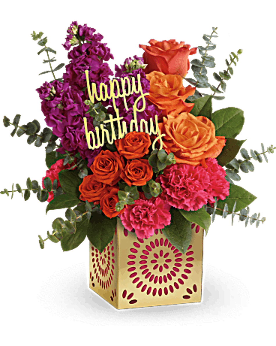 Birthday Roses Transparent Free PNG