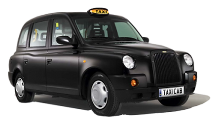 Black Cab London Transparent PNG
