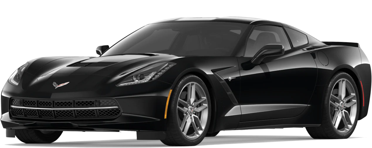 Black Corvette Transparent Background