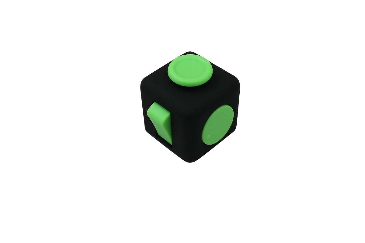 Black Fidget Cube PNG Clipart Background