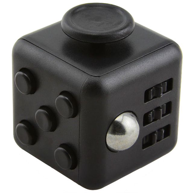 Black Fidget Cube Transparent Free PNG
