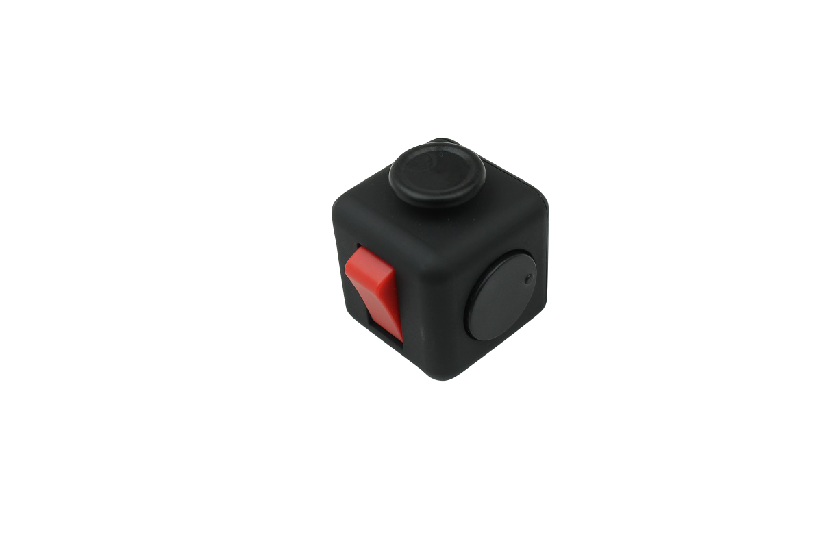 Black Fidget Cube Transparent PNG