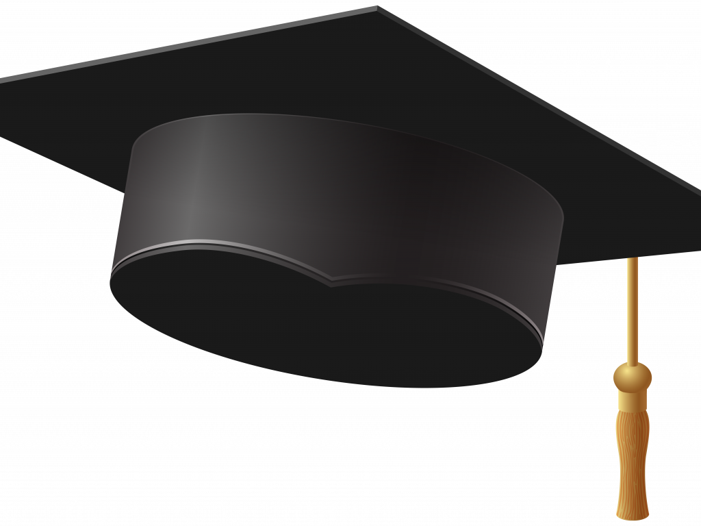 Black Graduation Hat Transparent Image