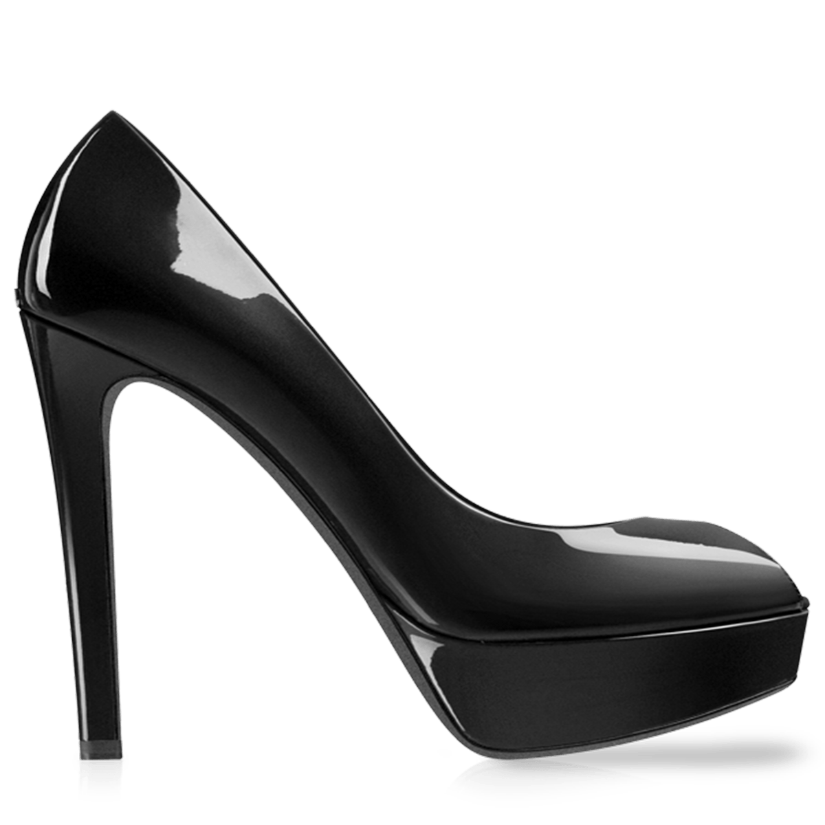 Black Heel Women Shoe Download Free PNG
