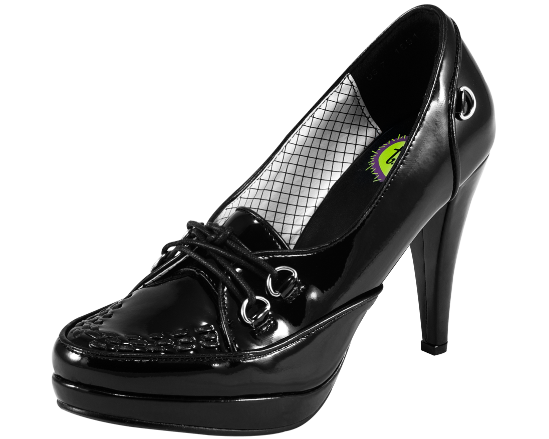 Black Heel Women Shoe PNG HD Quality