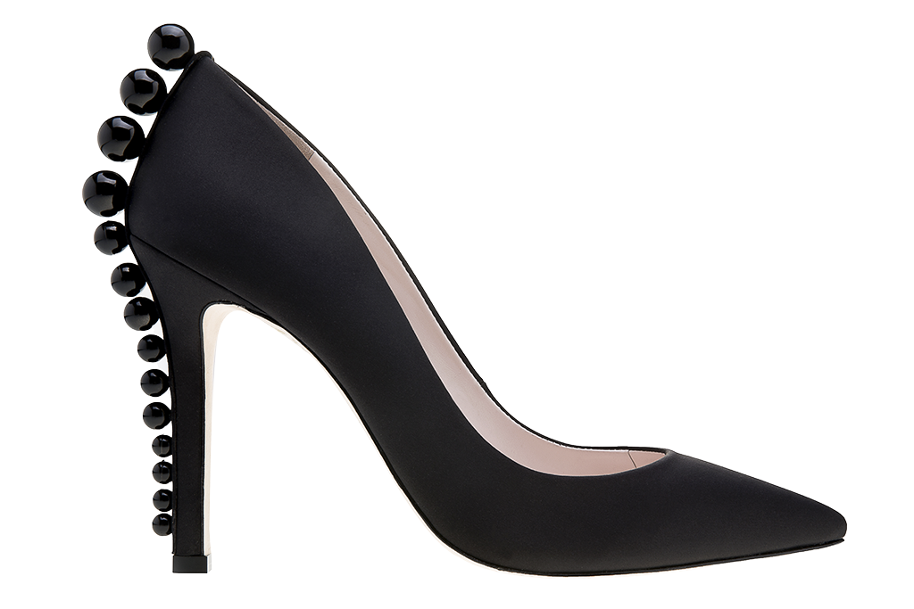 Black Heel Women Shoe Transparent Images