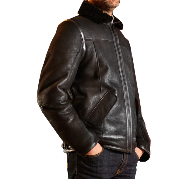 Black Leather Jacket Transparent PNG