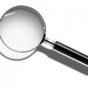 Black Magnifying Glass PNG Free File Download