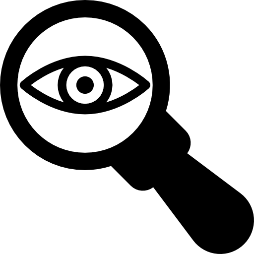 Black Magnifying Glass PNG Images HD