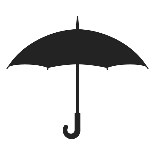 Black Open Umbrella Transparent Background