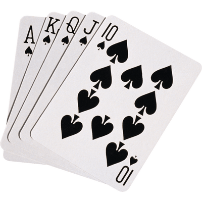 Black Playing Cards Transparent File