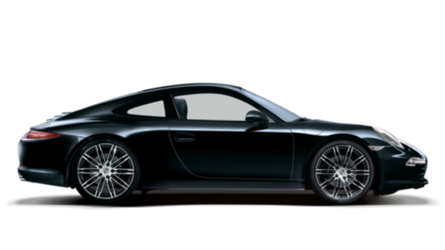 Black Porsche PNG Background