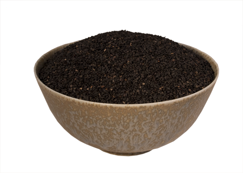 Black Sesame Seeds Transparent Background