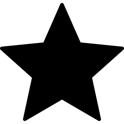 Black Star Transparent PNG
