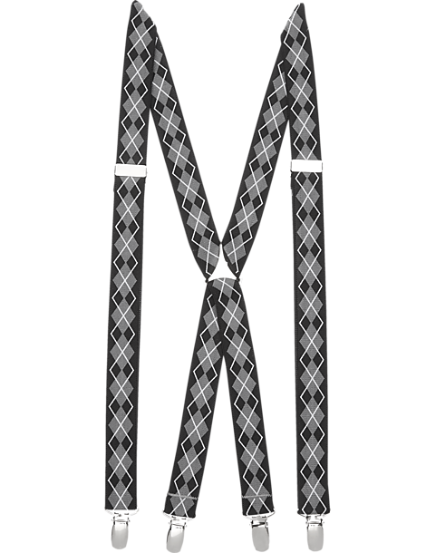 Black Suspenders Background PNG Image