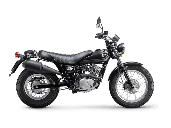 Black Suzuki Motorcycle Free PNG