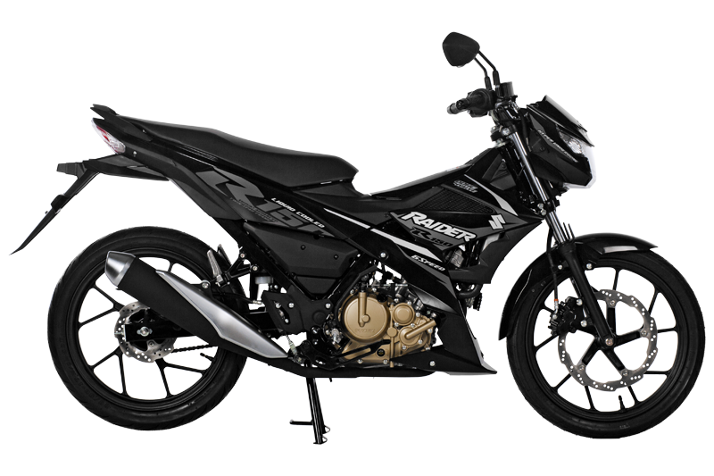 Black Suzuki Motorcycle PNG Clipart Background