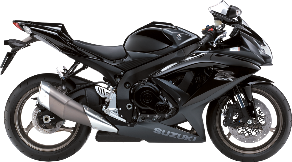 Black Suzuki Motorcycle Transparent Background