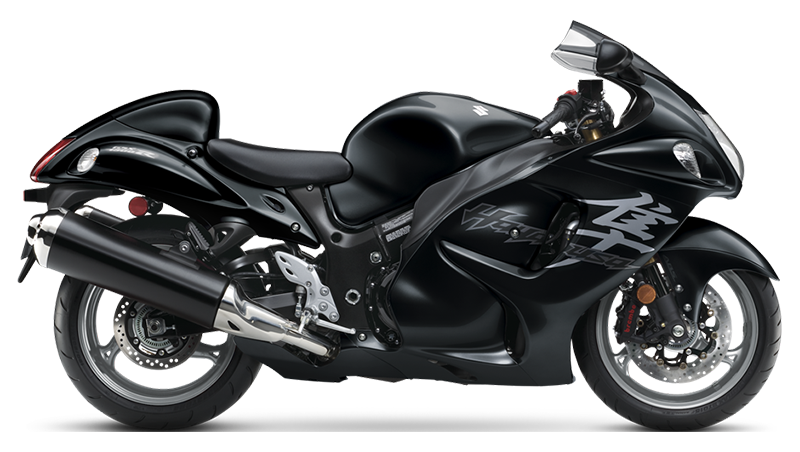 Black Suzuki Motorcycle Transparent Image