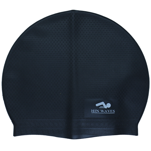 Black Swimming Hat PNG HD Quality