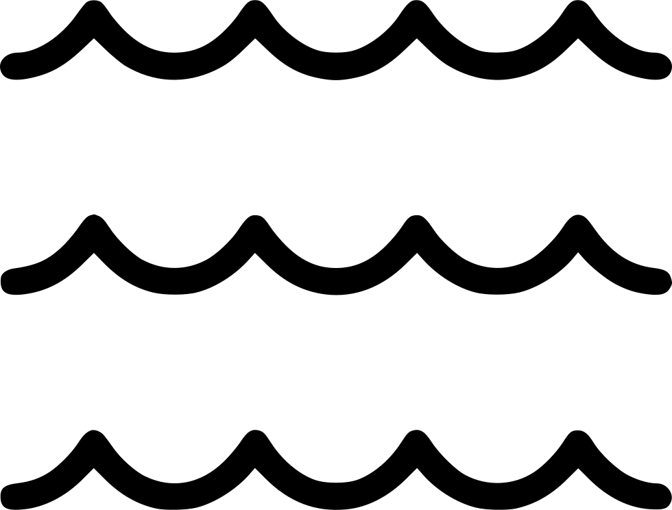 Black Wave Lines Transparent PNG
