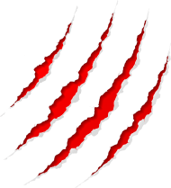 Blood Finger Scratches PNG Photo Image