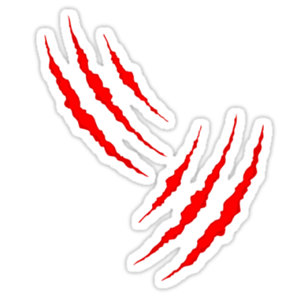 Blood Finger Scratches PNG Photos
