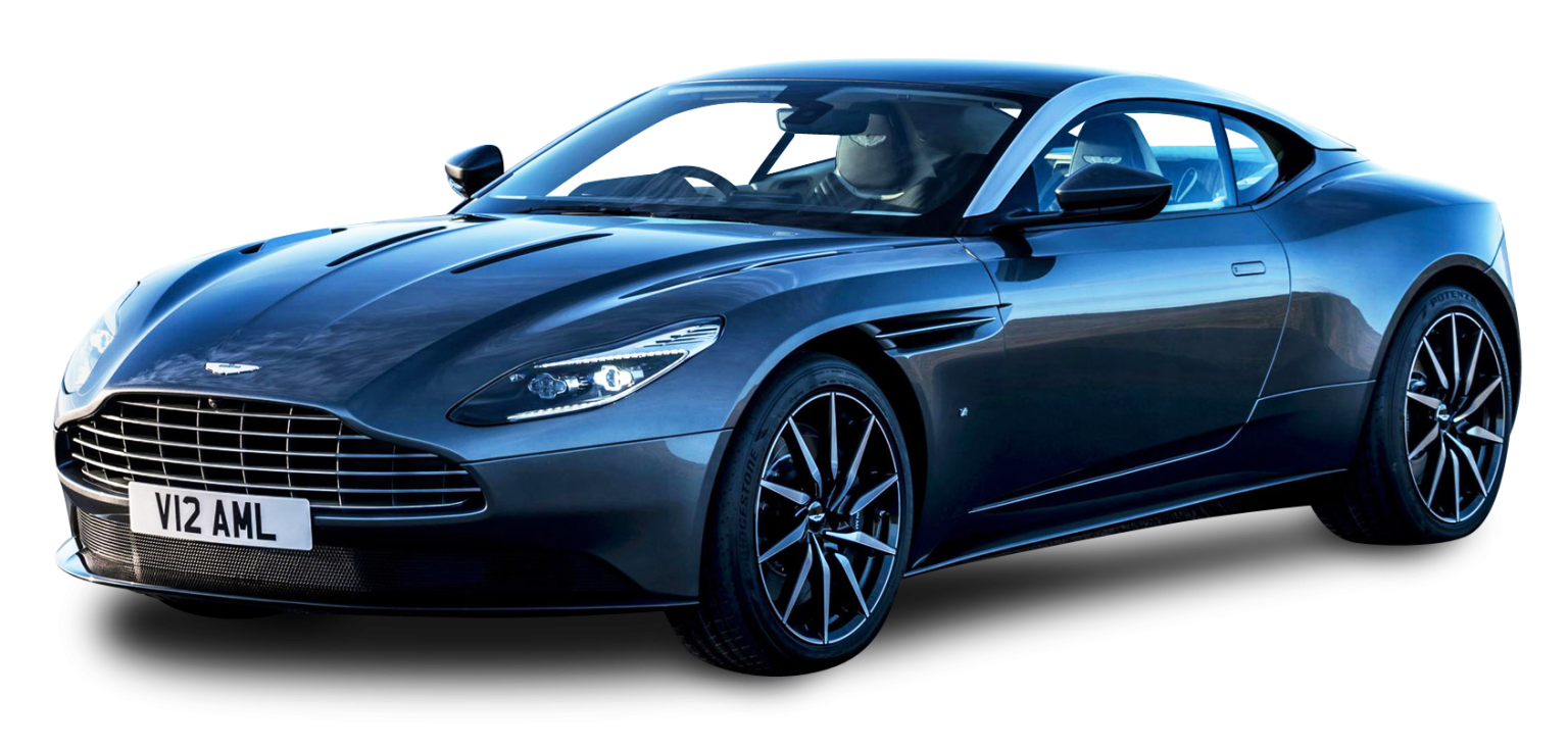 Blue Aston Martin Transparent Background