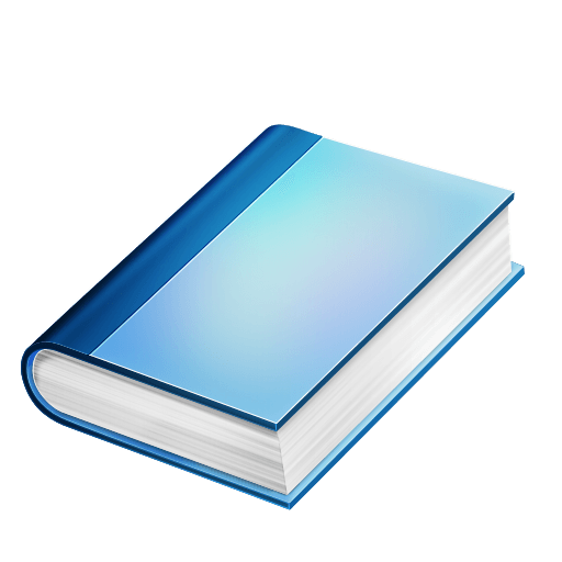 Blue Book Background PNG