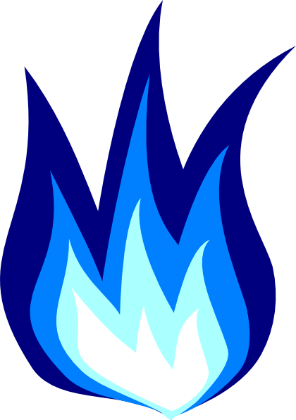 Blue Fire Flame Transparent Image