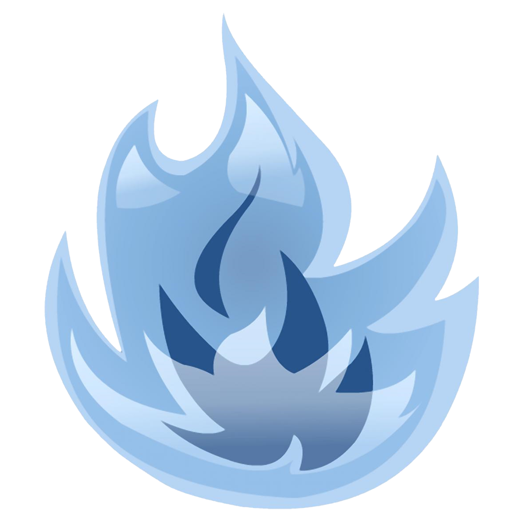 Blue Fire PNG Photo Image
