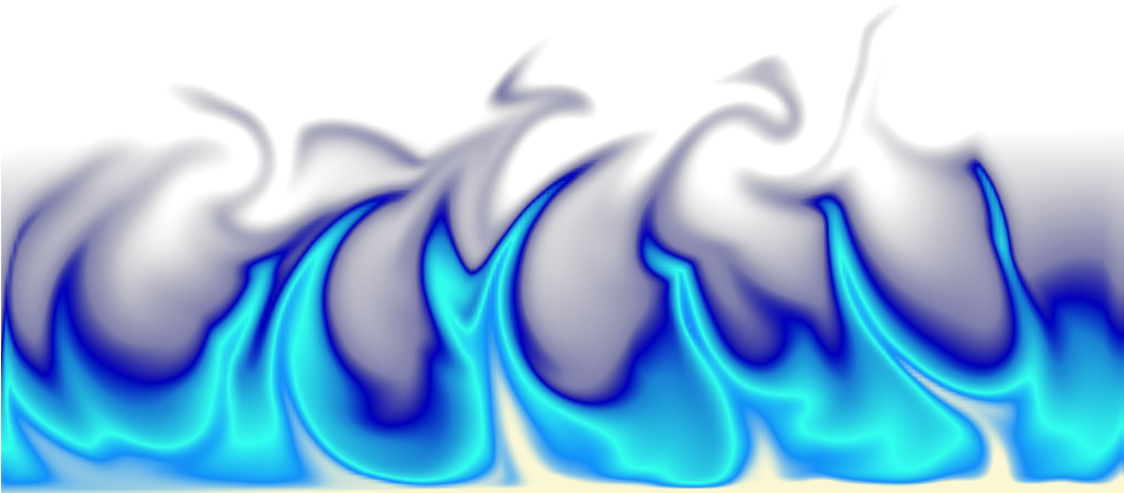 Blue Fire PNG Pic Background