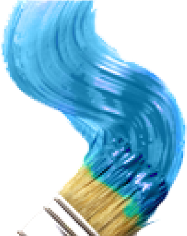 Blue Paint Brush Transparent Background