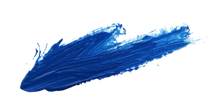 Blue Paint Brush Transparent Image