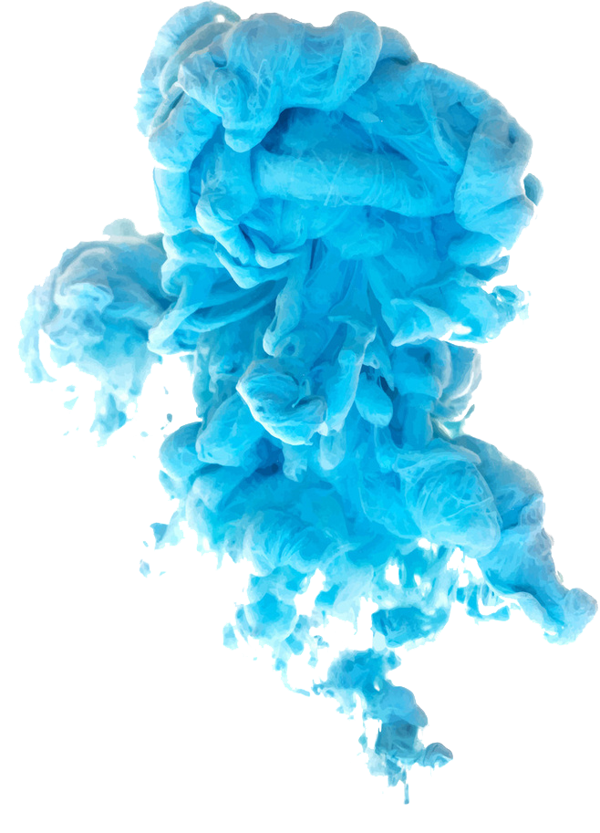 Blue Smoke PNG Background
