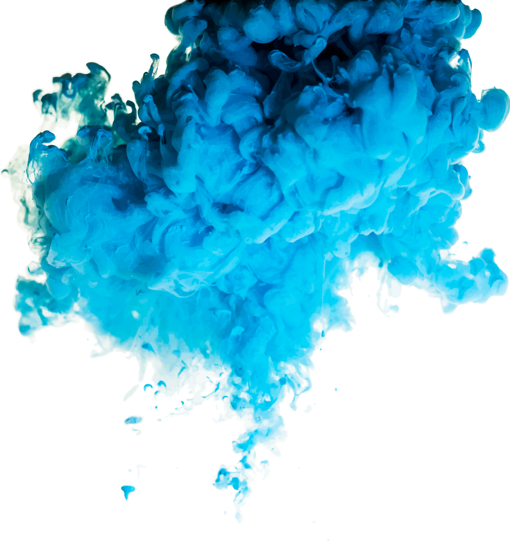 Blue Smoke Transparent Background